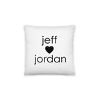 Jeff and Jordan Couch Pillow official Togethermess merch