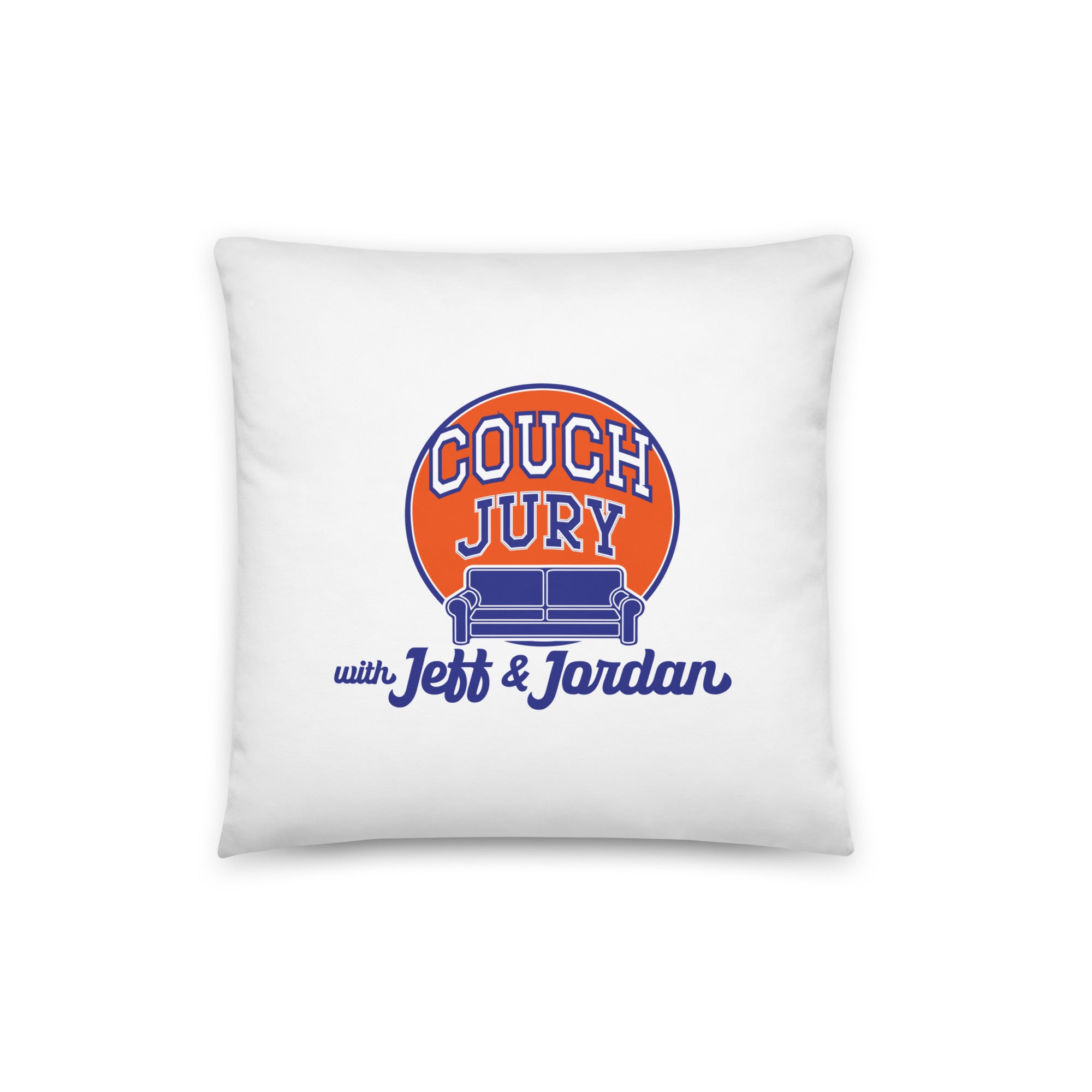 Couch Jury Standard Pillow official Jeff and Jordan merch