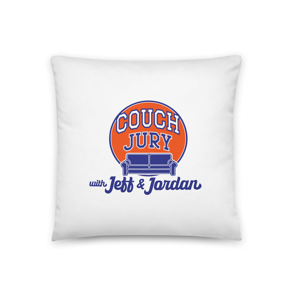 Couch Jury Standard Pillow official Jeff and Jordan merch