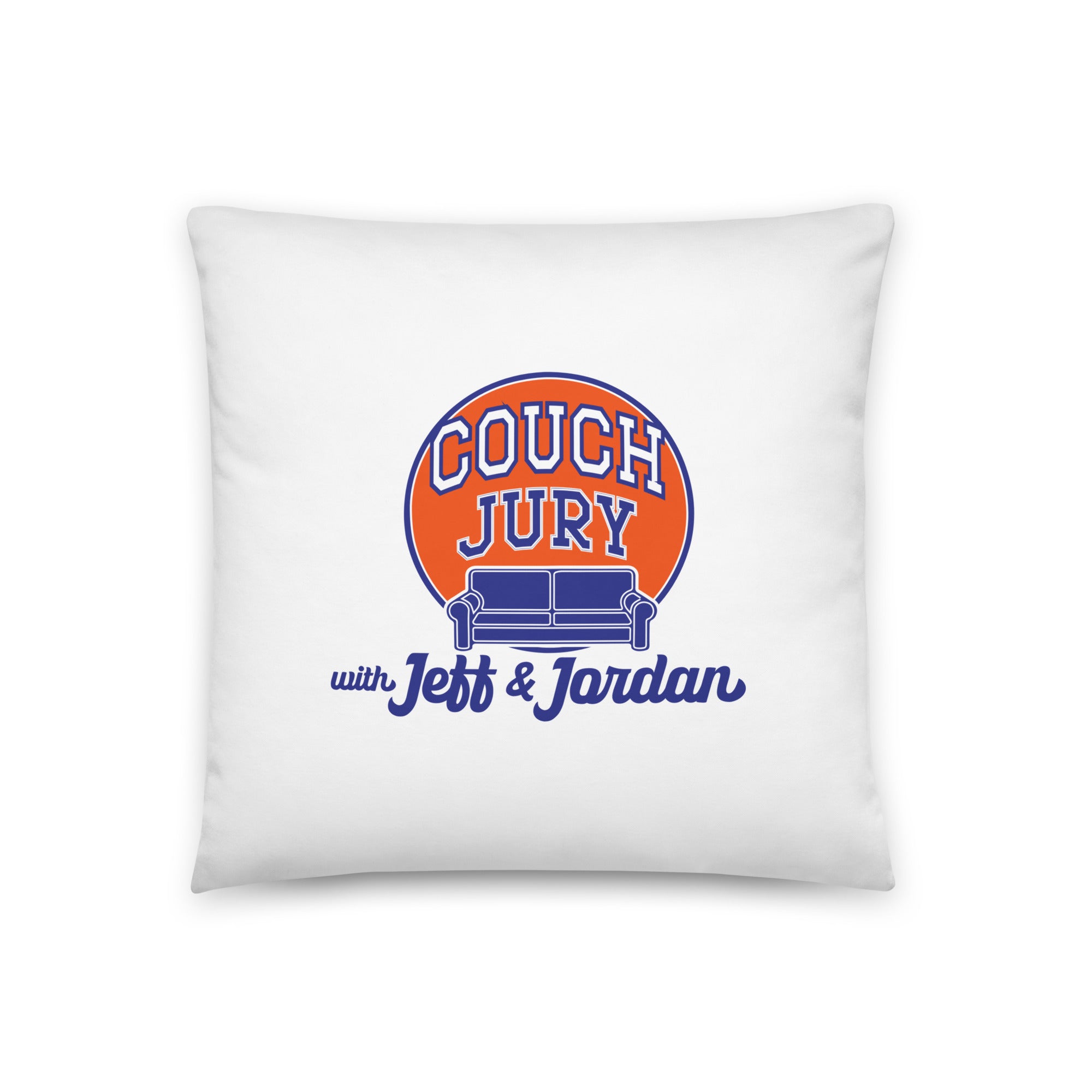 Couch Jury Standard Pillow official Jeff and Jordan merch
