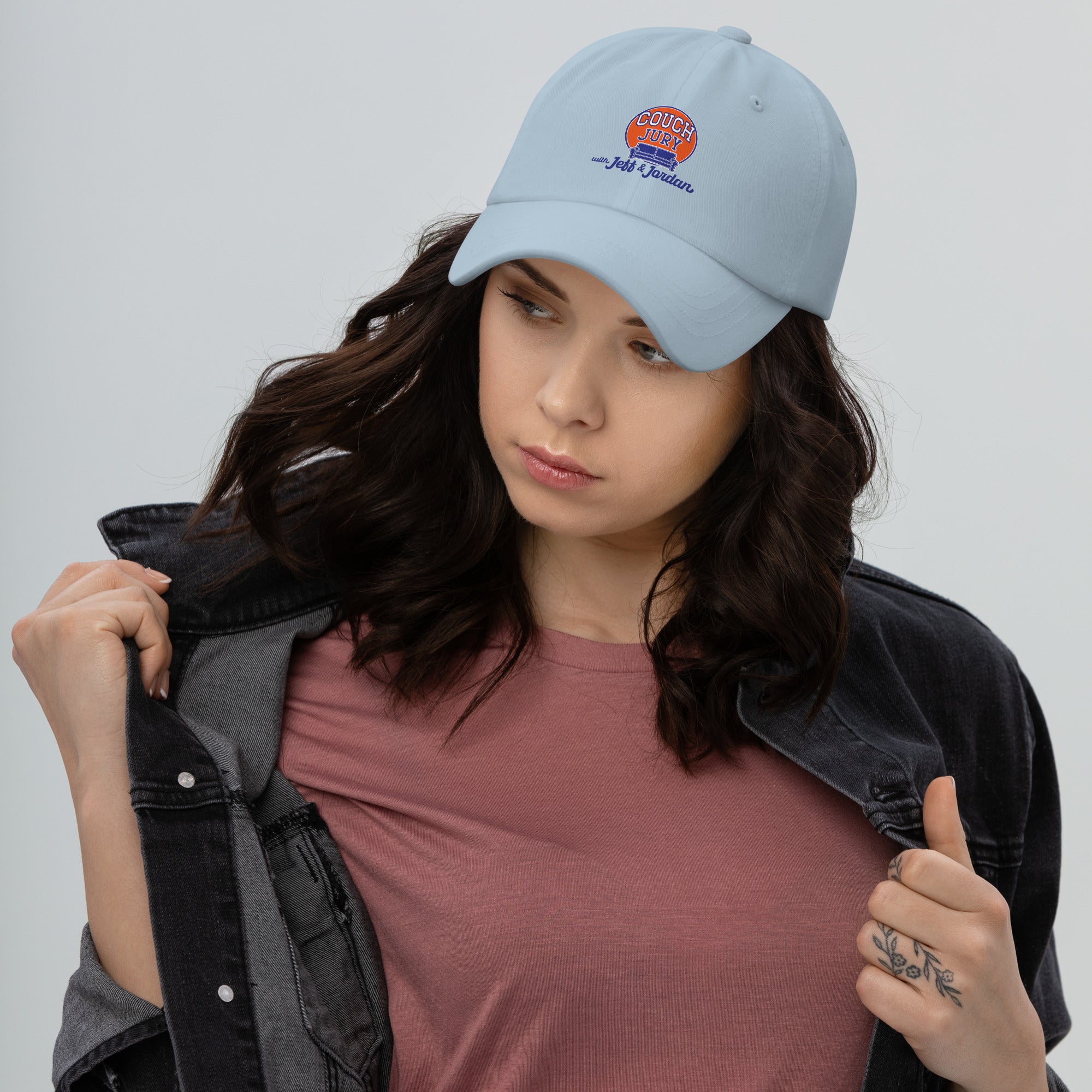 Couch Jury Dad Hat official Jeff and Jordan merch