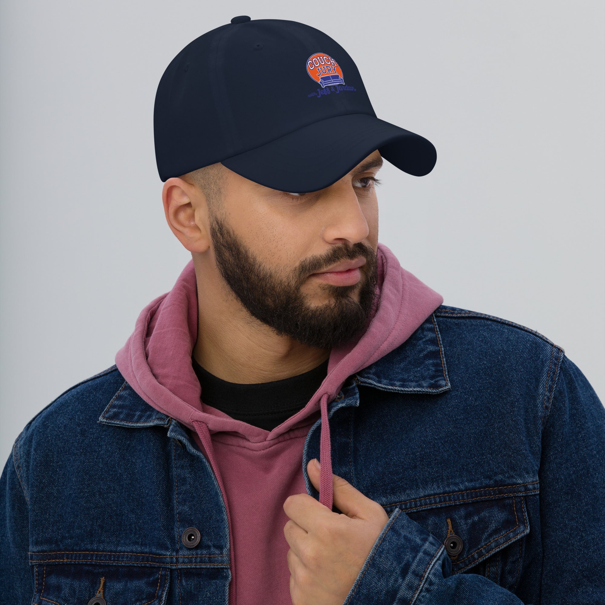 Couch Jury Dad Hat official Jeff and Jordan merch