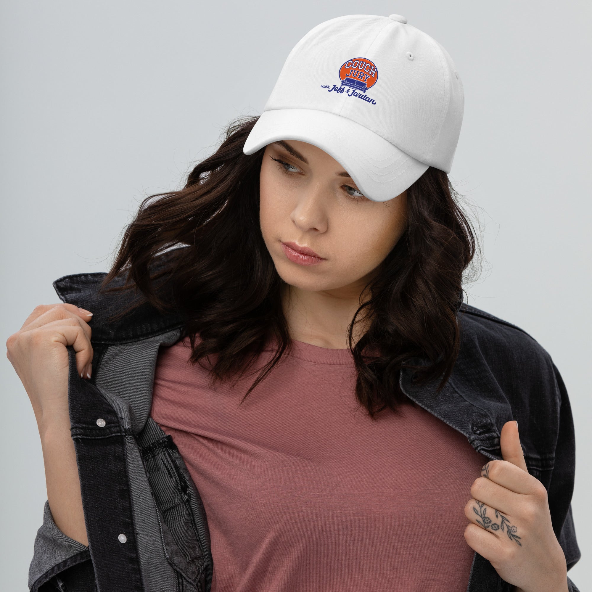 Couch Jury Dad Hat official Jeff and Jordan merch