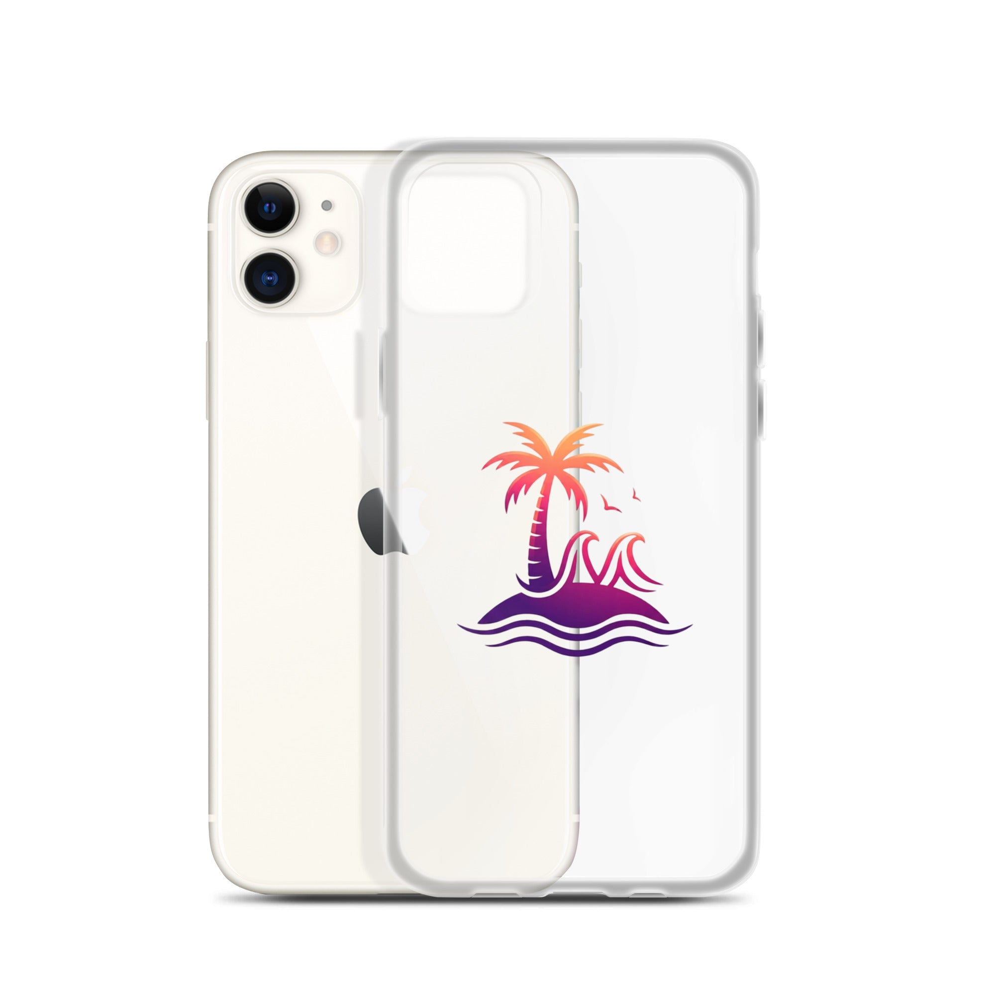 Togethermess Gradient Logo Clear Case for iPhone official Jeff and Jordan merch