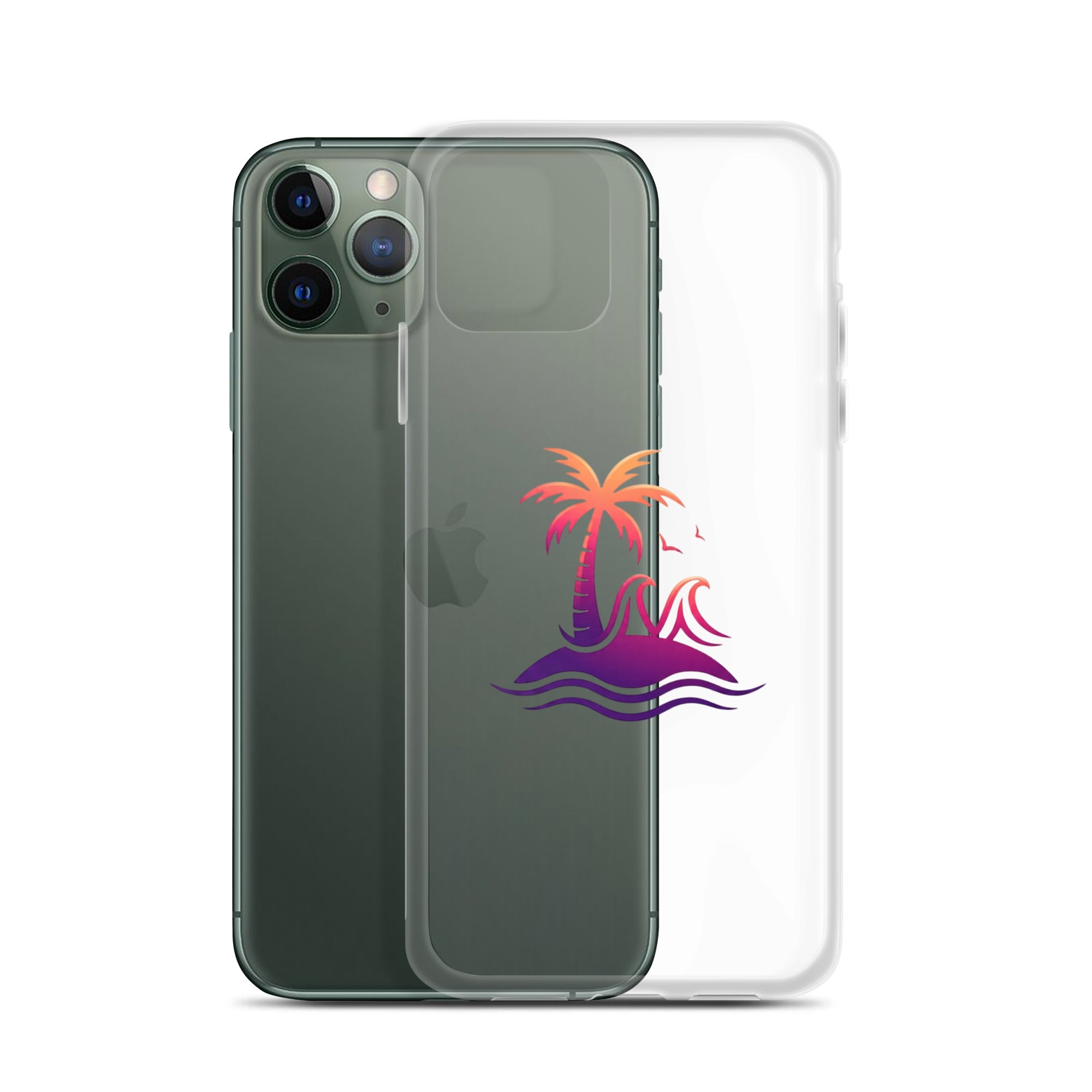Togethermess Gradient Logo Clear Case for iPhone official Jeff and Jordan merch