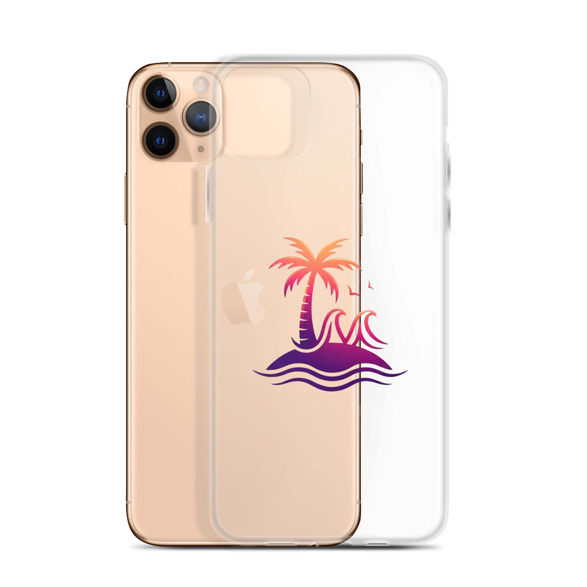 Togethermess Gradient Logo Clear Case for iPhone official Jeff and Jordan merch