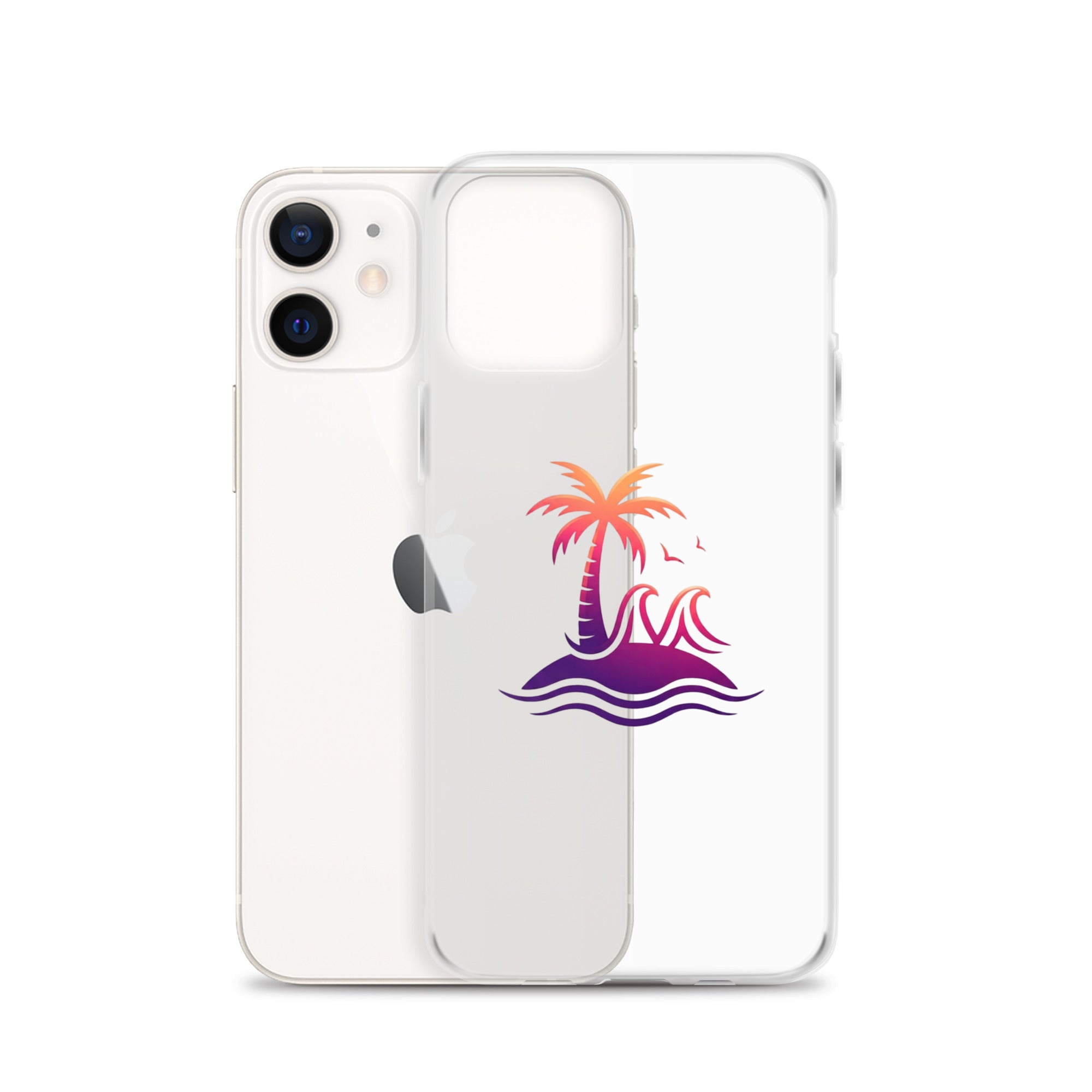 Togethermess Gradient Logo Clear Case for iPhone official Jeff and Jordan merch
