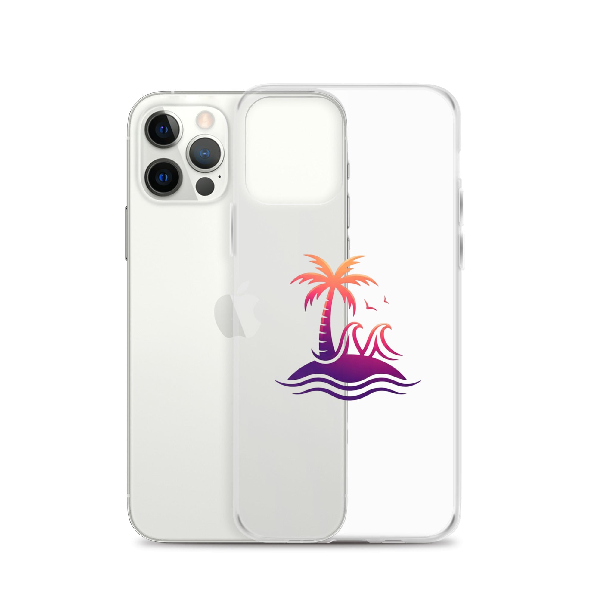 Togethermess Gradient Logo Clear Case for iPhone official Jeff and Jordan merch