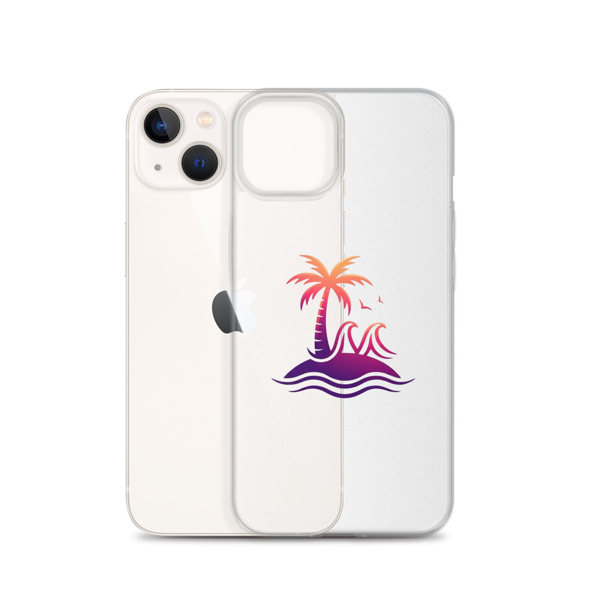 Togethermess Gradient Logo Clear Case for iPhone official Jeff and Jordan merch