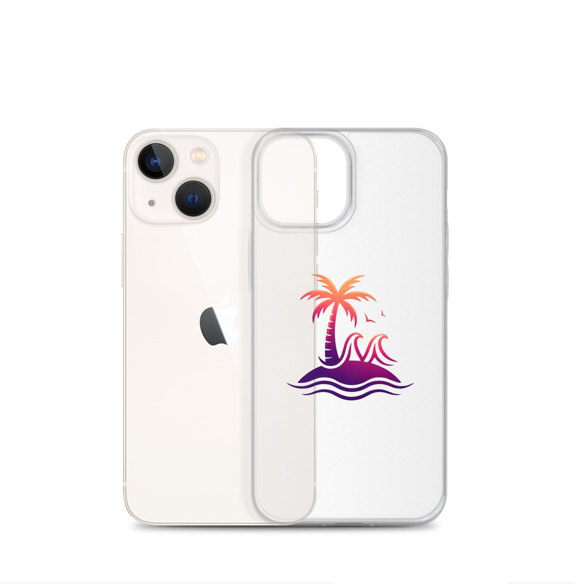 Togethermess Gradient Logo Clear Case for iPhone official Jeff and Jordan merch