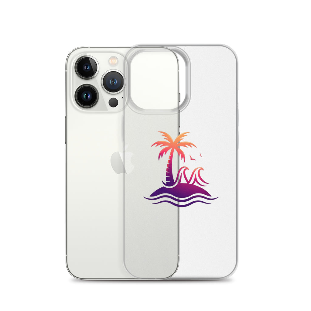 Togethermess Gradient Logo Clear Case for iPhone official Jeff and Jordan merch