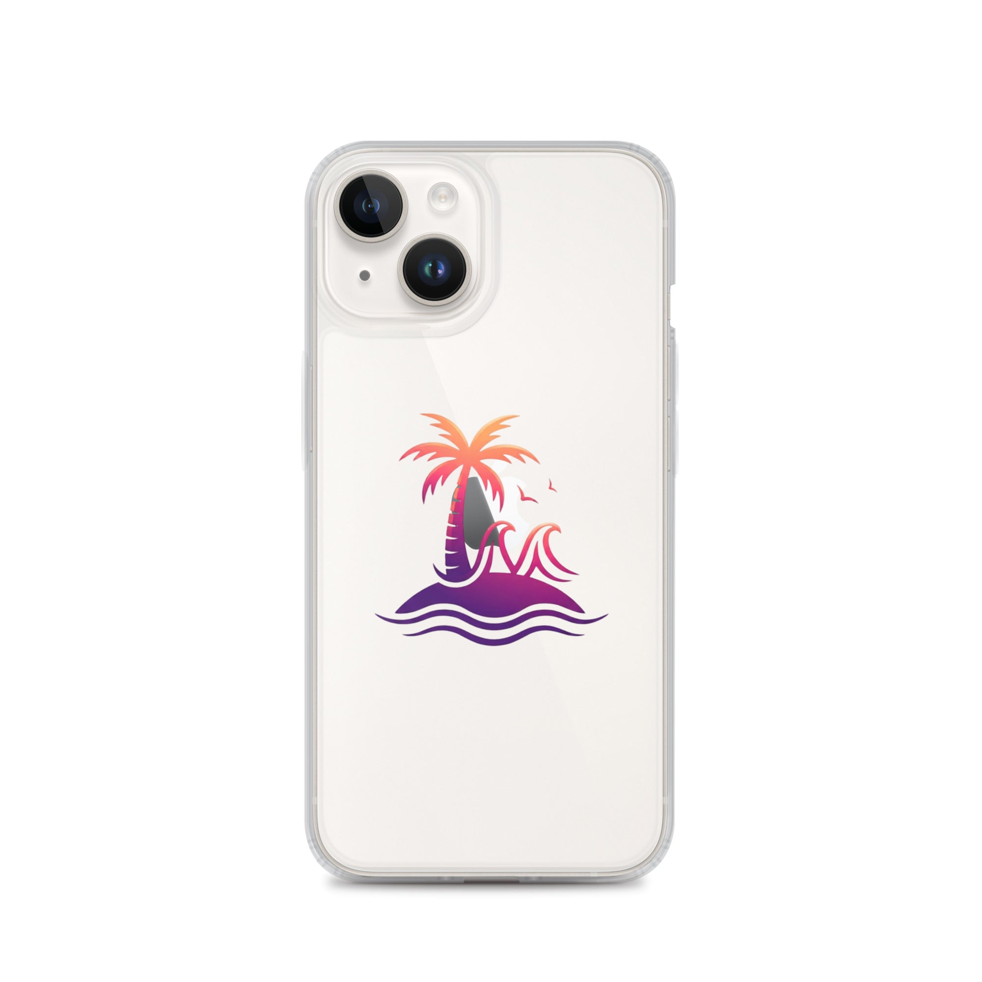 Togethermess Gradient Logo Clear Case for iPhone official Jeff and Jordan merch