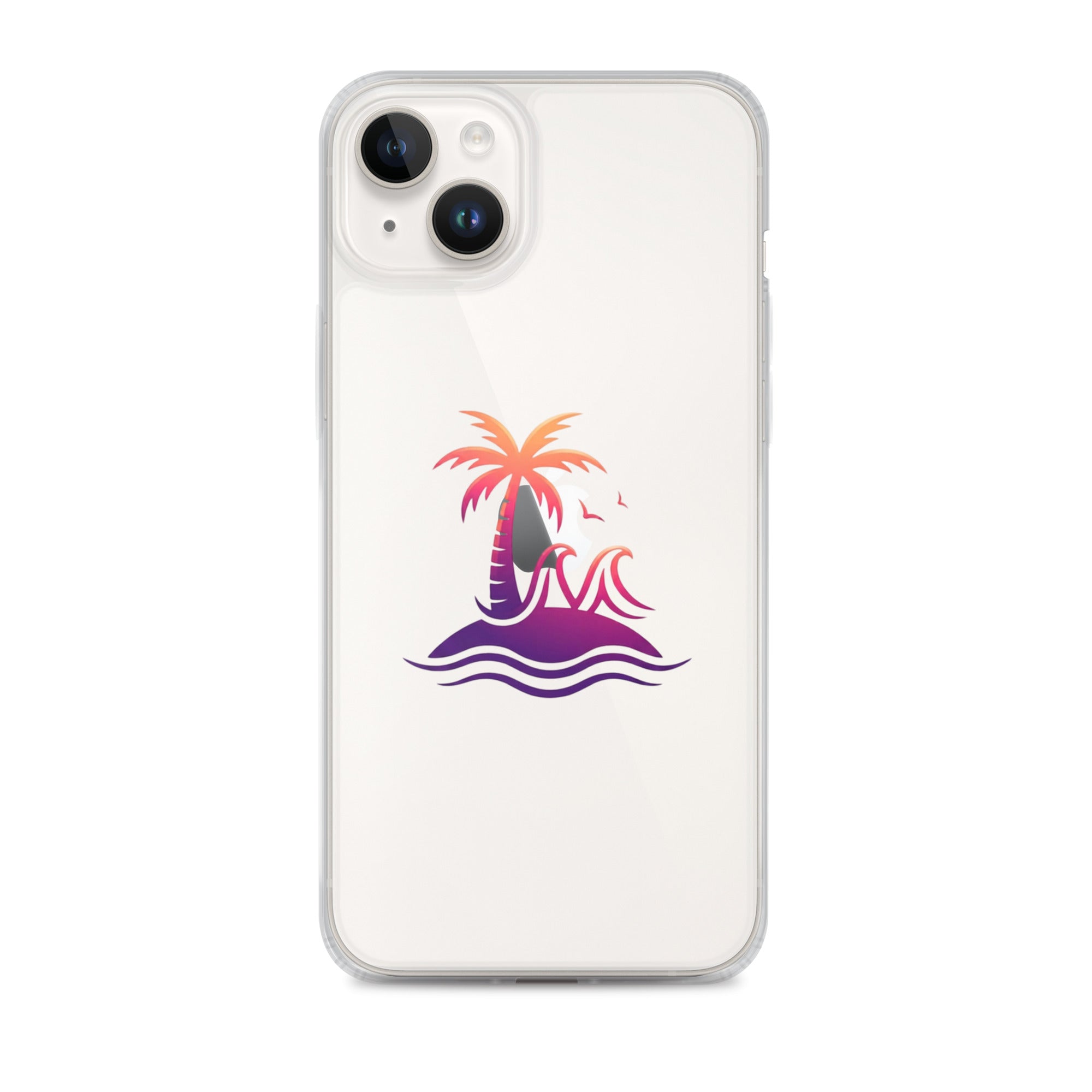 Togethermess Gradient Logo Clear Case for iPhone official Jeff and Jordan merch