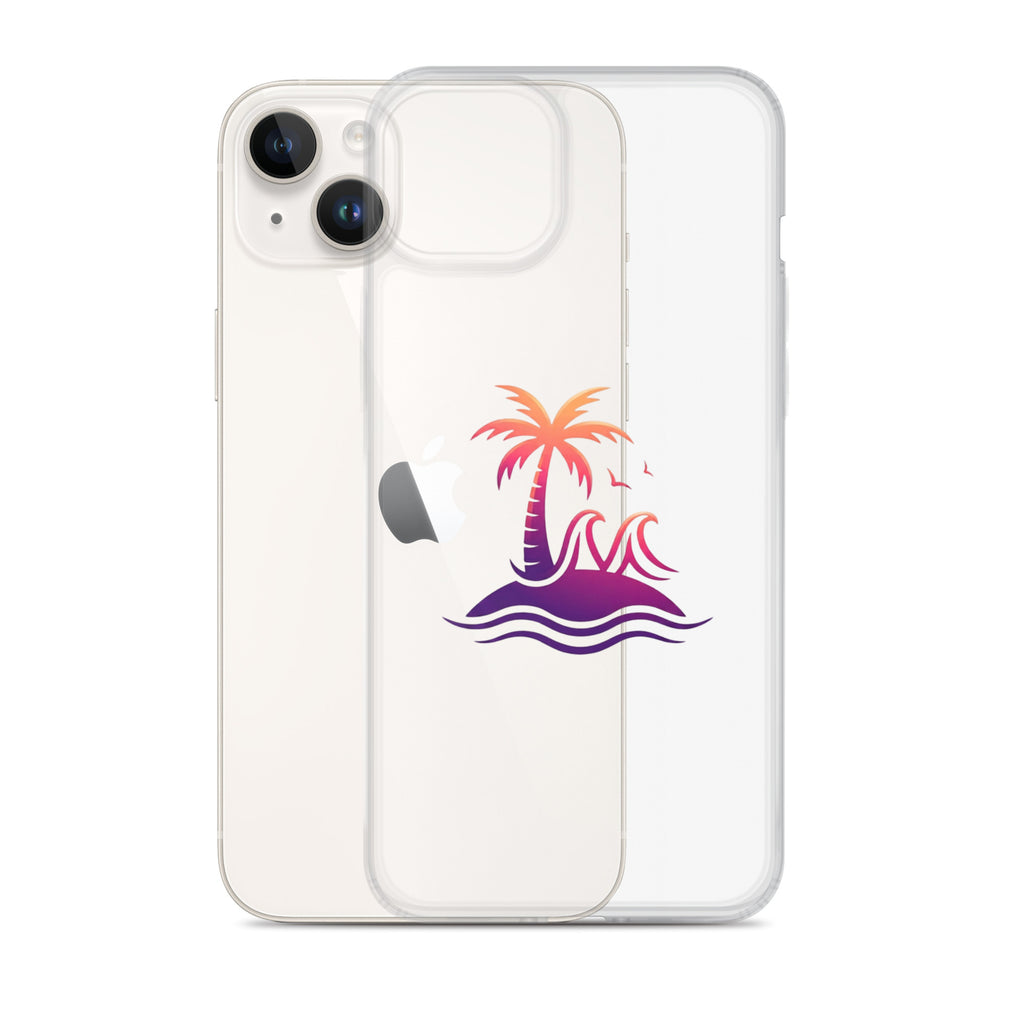 Togethermess Gradient Logo Clear Case for iPhone official Jeff and Jordan merch