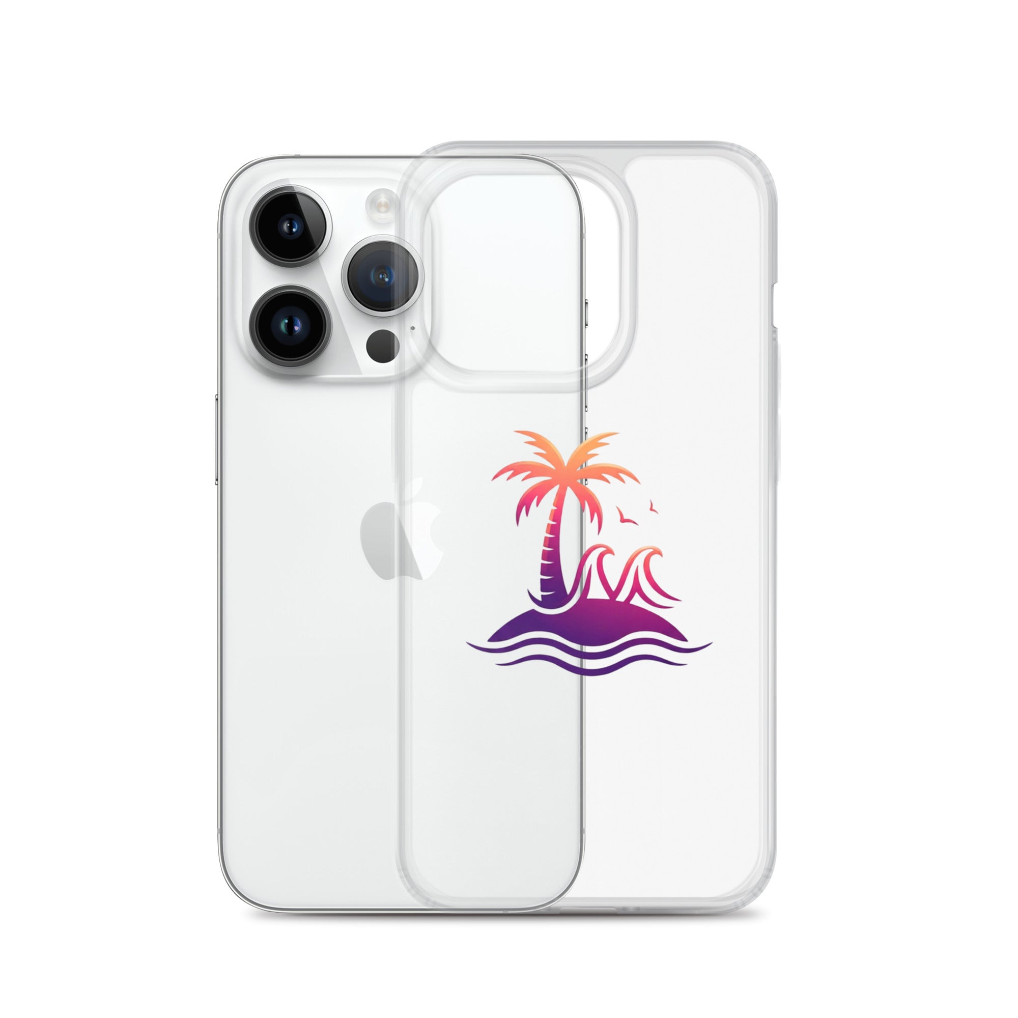 Togethermess Gradient Logo Clear Case for iPhone official Jeff and Jordan merch