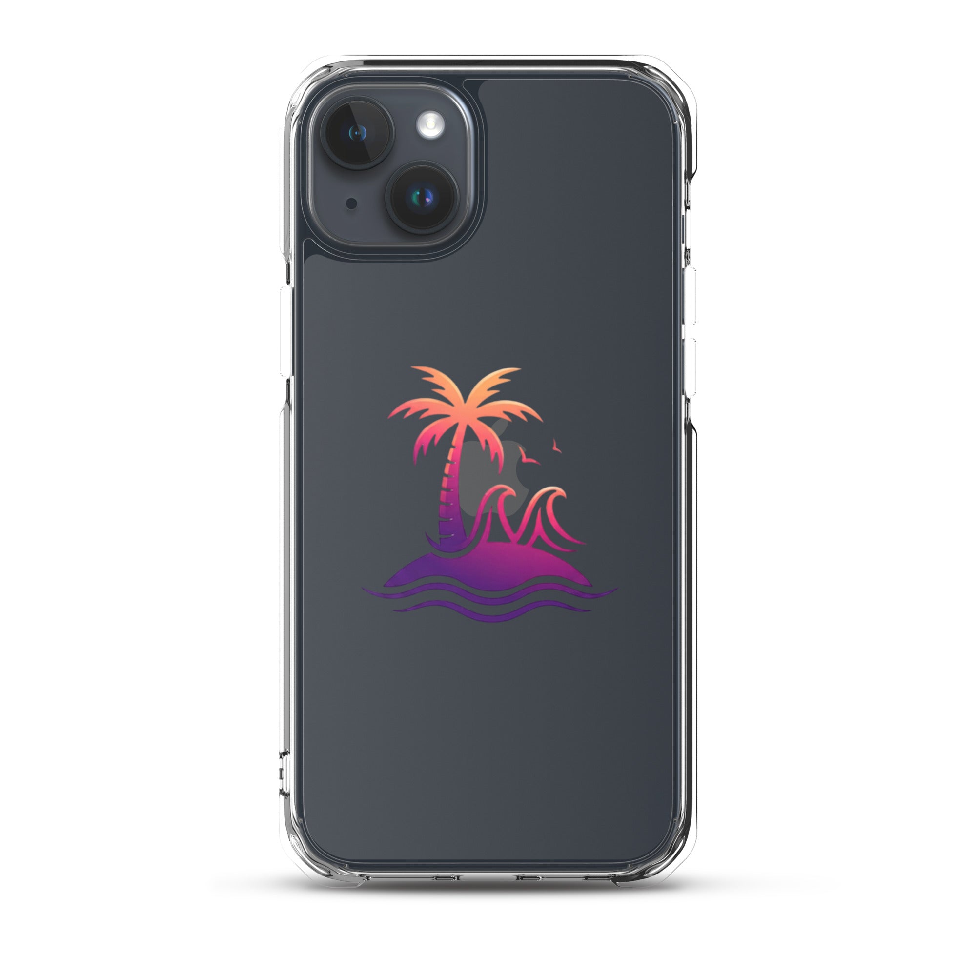 Togethermess Gradient Logo Clear Case for iPhone official Jeff and Jordan merch