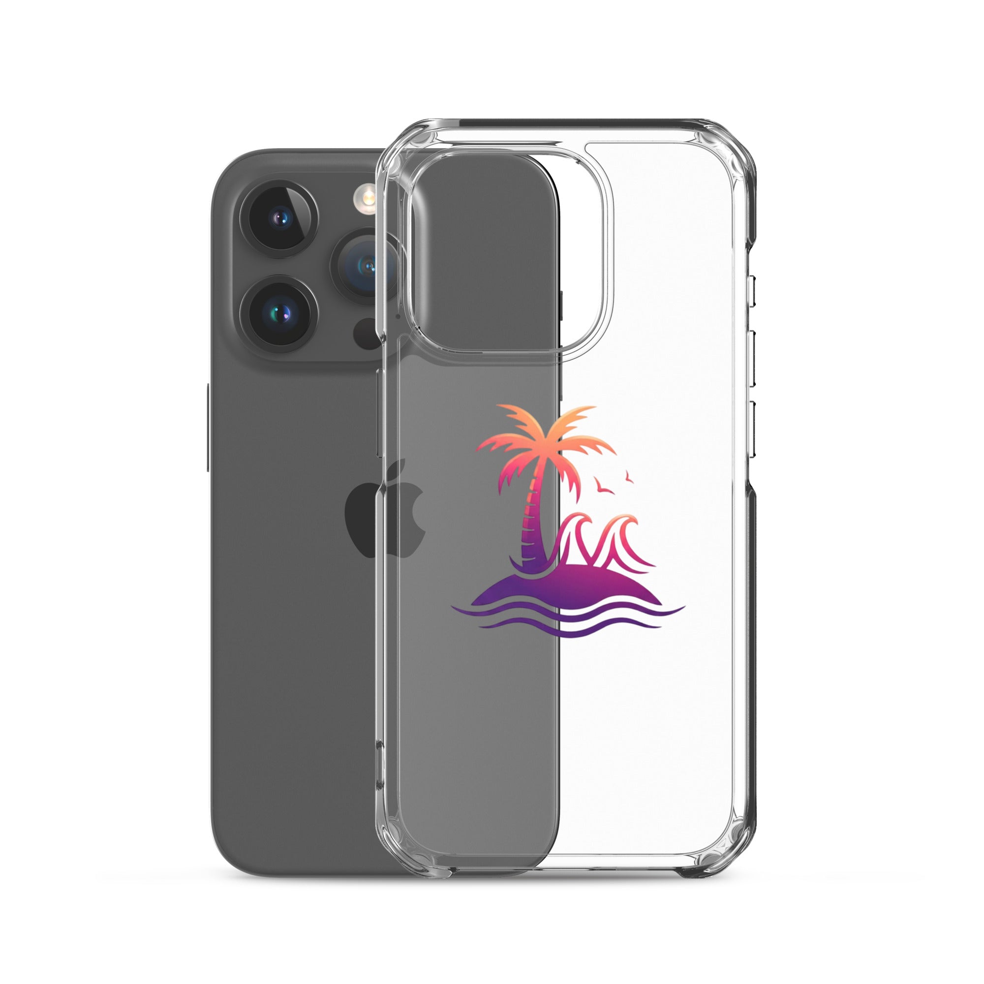 Togethermess Gradient Logo Clear Case for iPhone official Jeff and Jordan merch