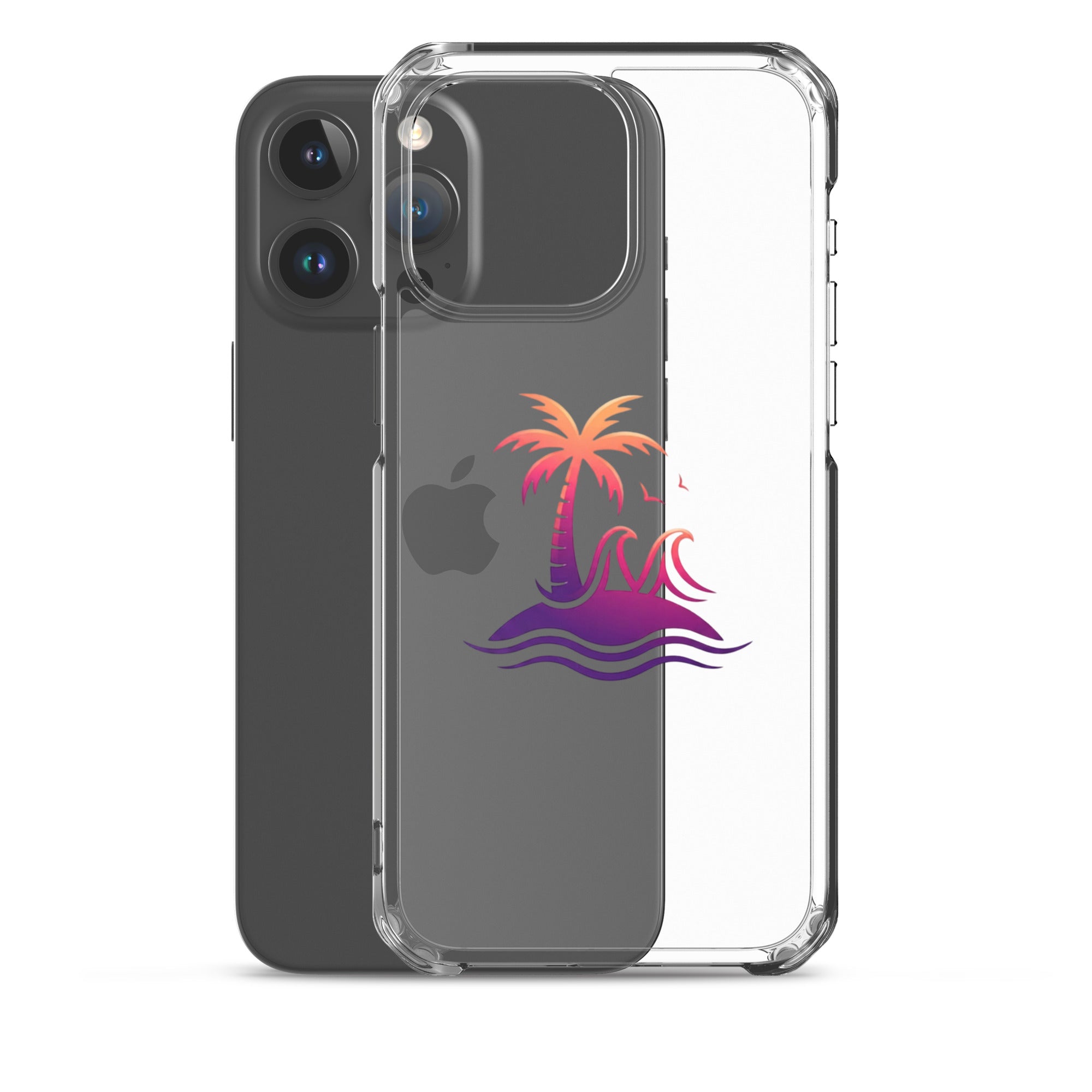 Togethermess Gradient Logo Clear Case for iPhone official Jeff and Jordan merch