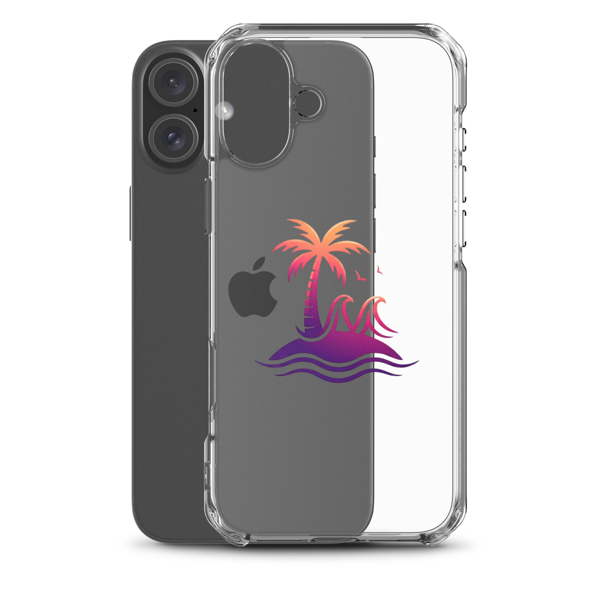 Togethermess Gradient Logo Clear Case for iPhone official Jeff and Jordan merch