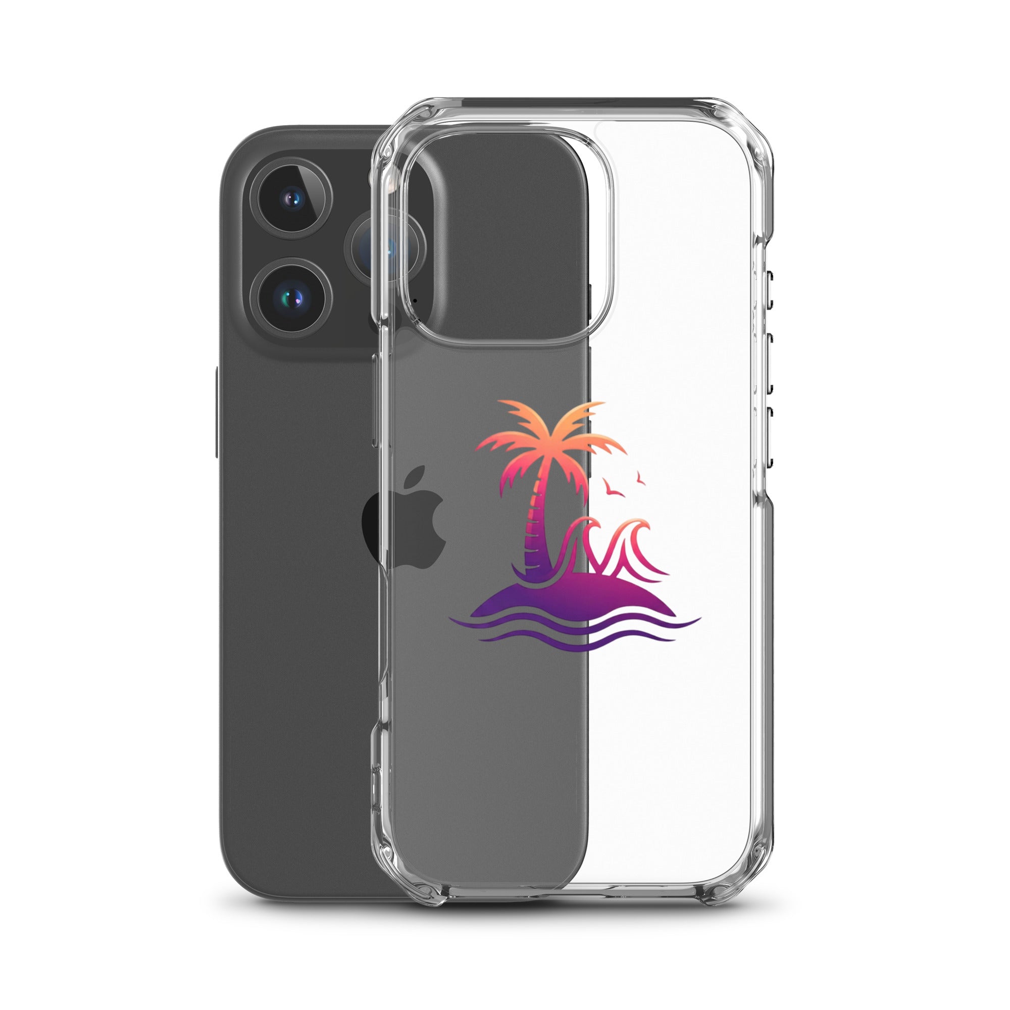 Togethermess Gradient Logo Clear Case for iPhone official Jeff and Jordan merch