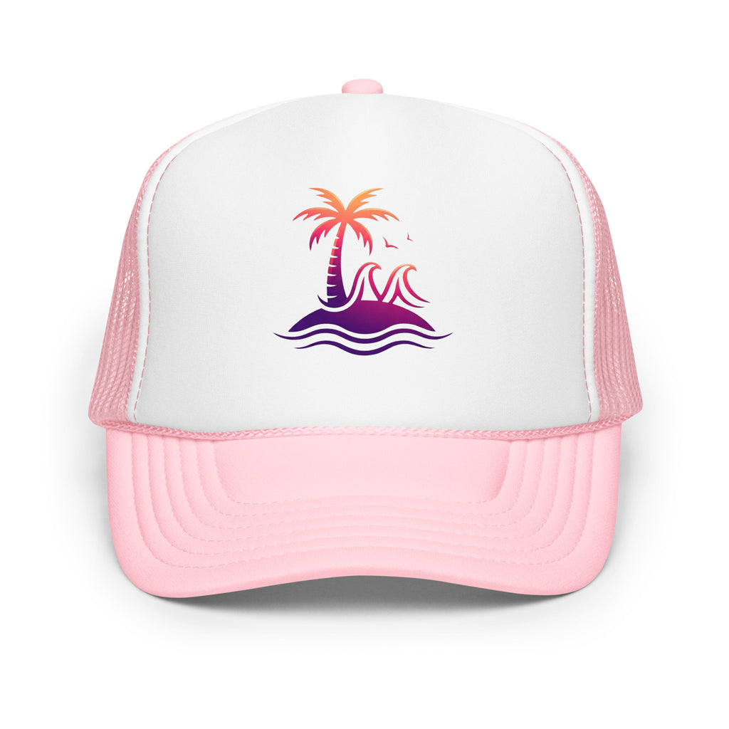 Togethermess Gradient Logo Pink Trucker Hat official Jeff and Jordan merch