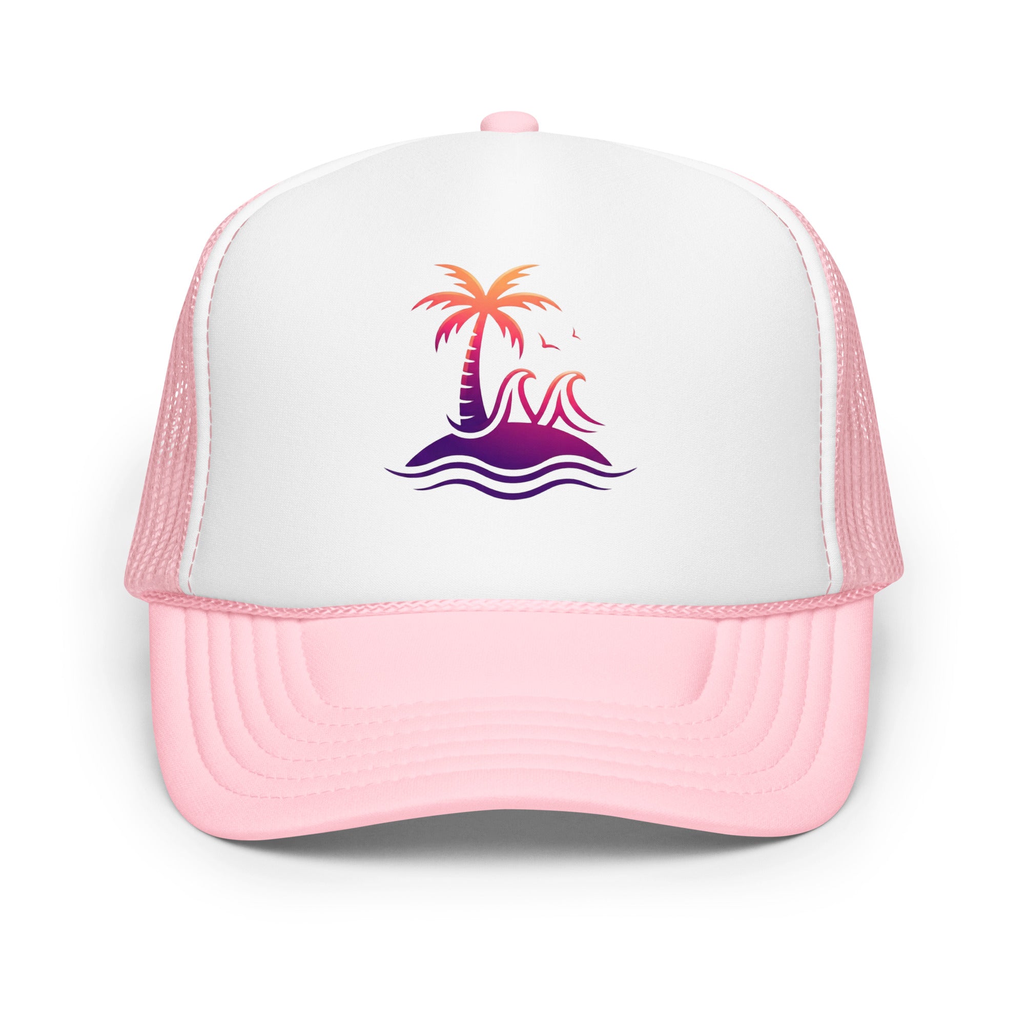 Togethermess Gradient Logo Pink Trucker Hat official Jeff and Jordan merch