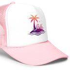 Togethermess Gradient Logo Pink Trucker Hat official Jeff and Jordan merch