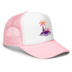 Togethermess Gradient Logo Pink Trucker Hat official Jeff and Jordan merch