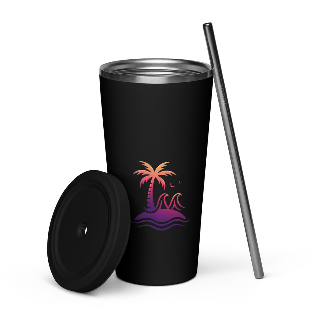 Togethermess Gradient Logo Insulated Tumbler With Straw official Jeff and Jordan merch