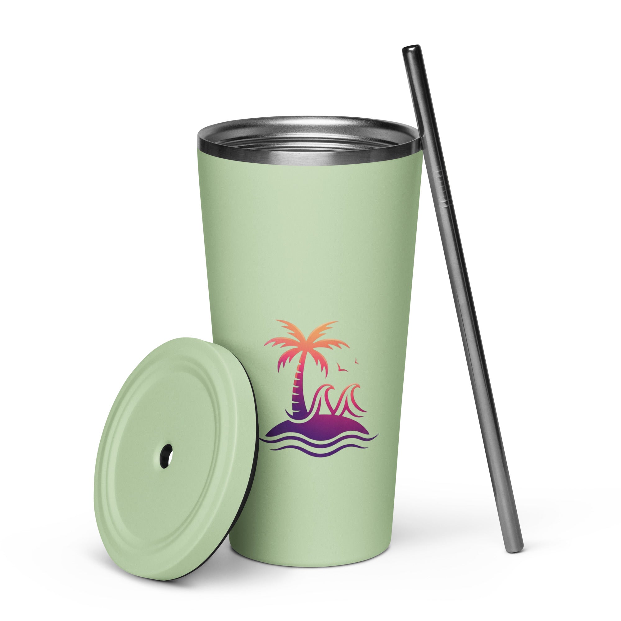 Togethermess Gradient Logo Insulated Tumbler With Straw official Jeff and Jordan merch