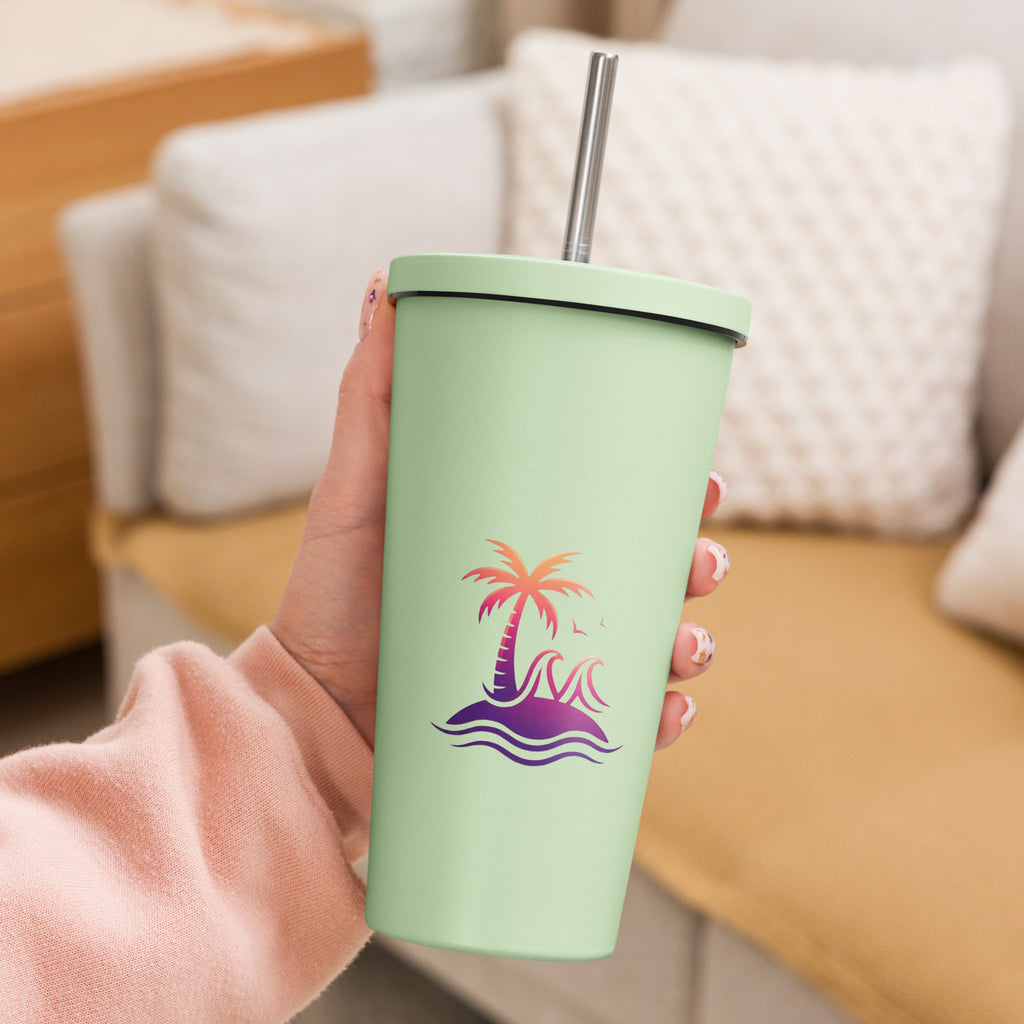Togethermess Gradient Logo Insulated Tumbler With Straw official Jeff and Jordan merch