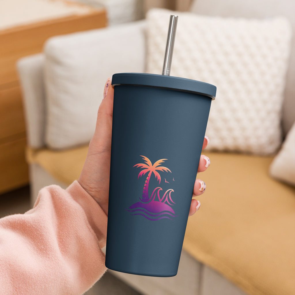 Togethermess Gradient Logo Insulated Tumbler With Straw official Jeff and Jordan merch
