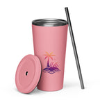 Togethermess Gradient Logo Insulated Tumbler With Straw official Jeff and Jordan merch