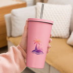 Togethermess Gradient Logo Insulated Tumbler With Straw official Jeff and Jordan merch