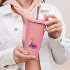Togethermess Gradient Logo Insulated Tumbler With Straw official Jeff and Jordan merch