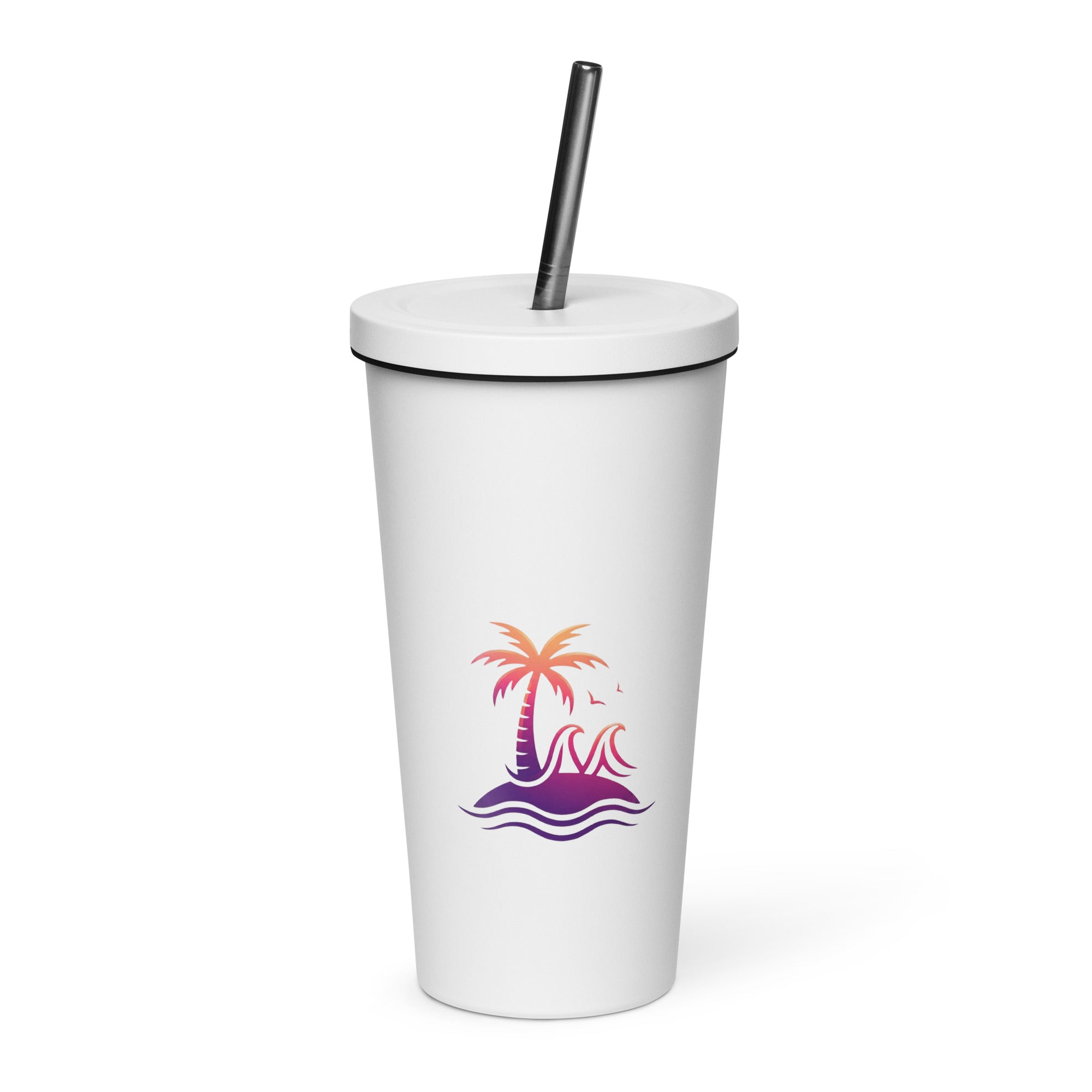 Togethermess Gradient Logo Insulated Tumbler With Straw official Jeff and Jordan merch