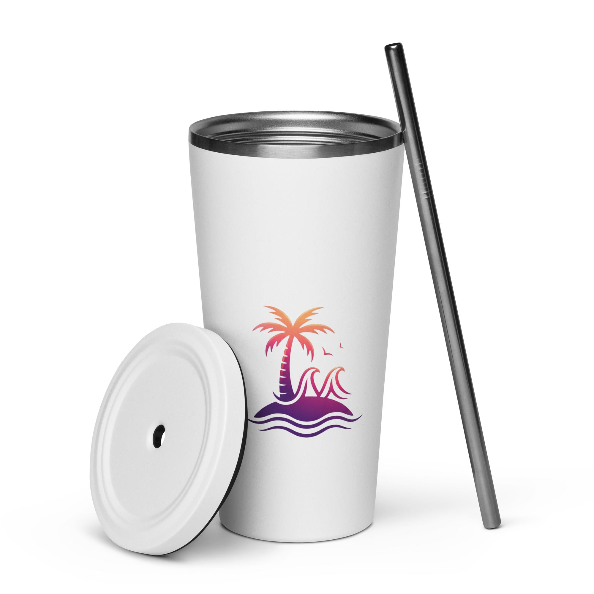 Togethermess Gradient Logo Insulated Tumbler With Straw official Jeff and Jordan merch