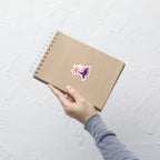 Togethermess gradient logo vinyl sticker official Jeff and Jordan merch