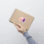 Togethermess gradient logo vinyl sticker official Jeff and Jordan merch