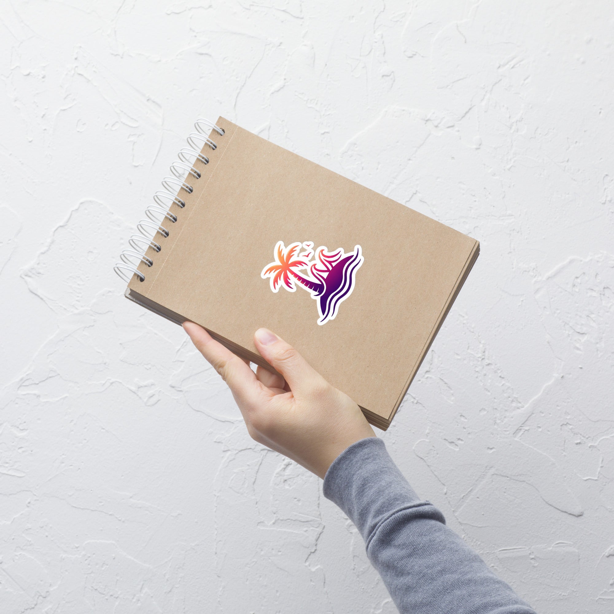 Togethermess gradient logo vinyl sticker official Jeff and Jordan merch