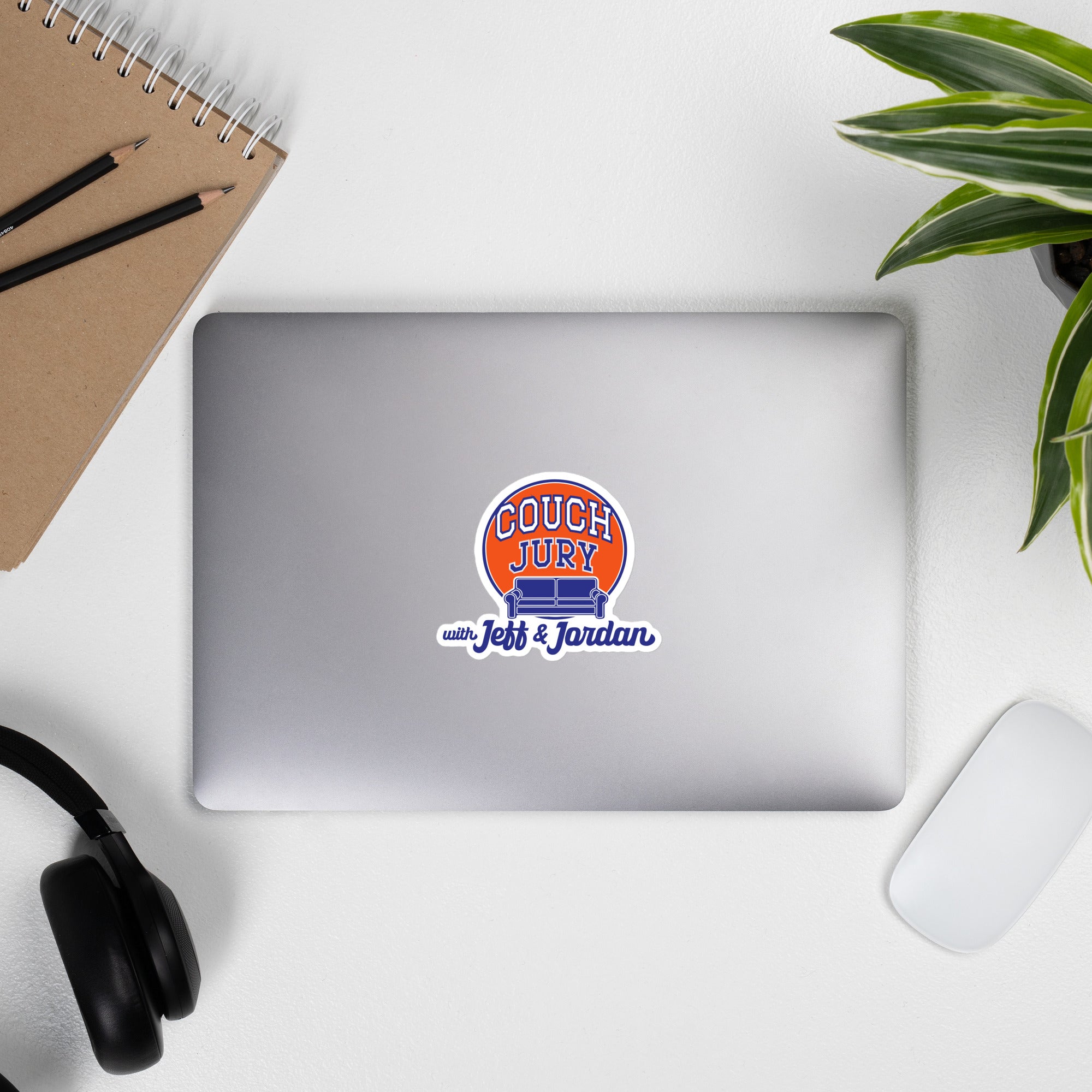 Couch Jury Vinyl Sticker official Jeff and Jordan merch