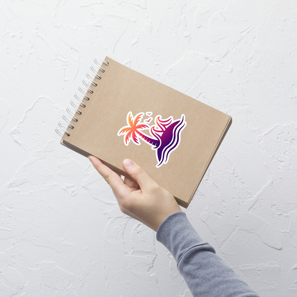 Togethermess gradient logo vinyl sticker official Jeff and Jordan merch