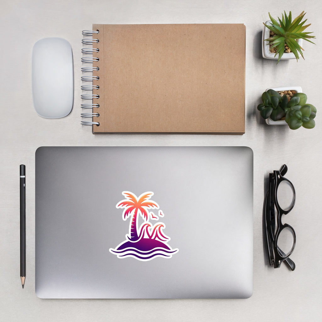 Togethermess gradient logo vinyl sticker official Jeff and Jordan merch
