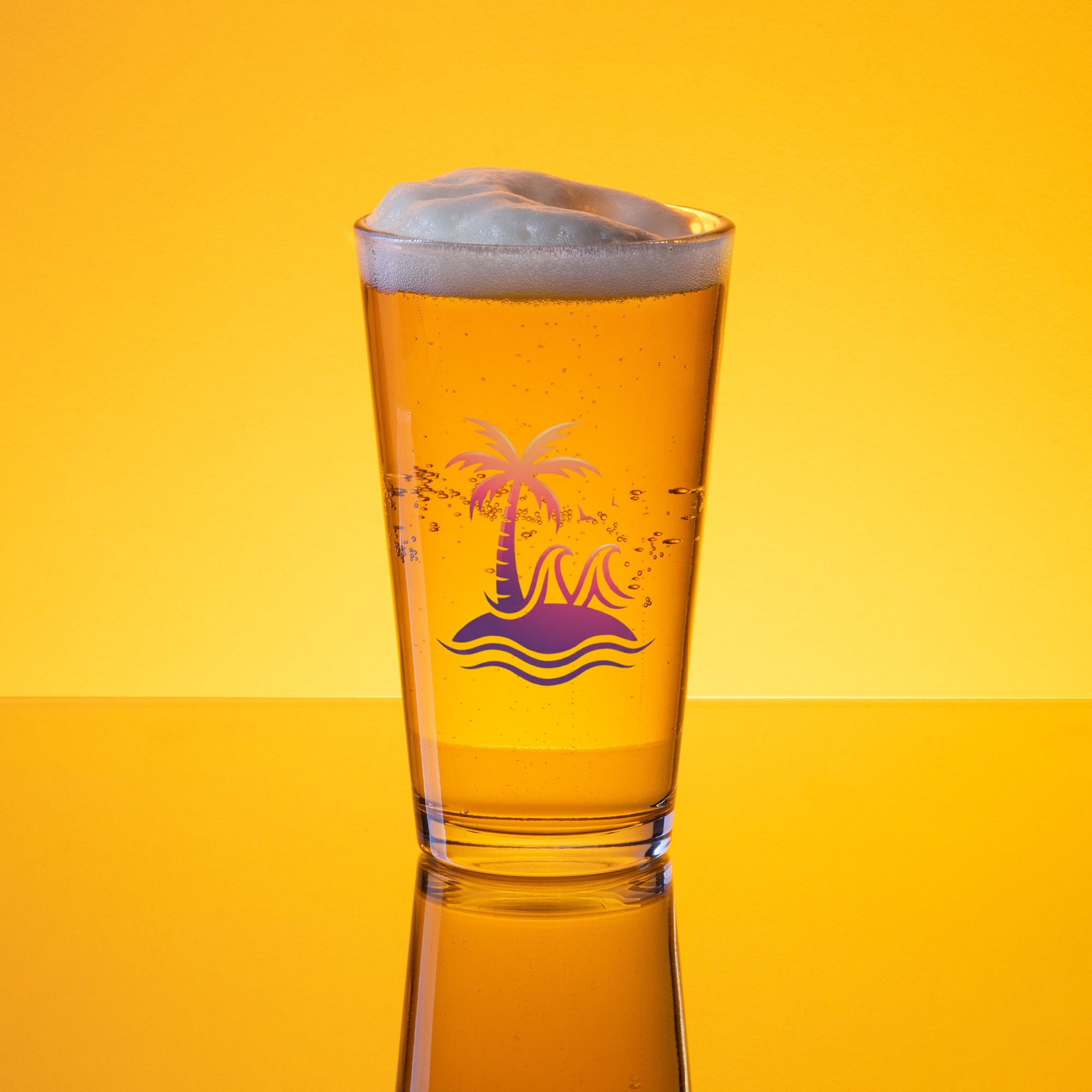 Togethermess Gradient Logo Shaker Pint Glass official Jeff and Jordan merch