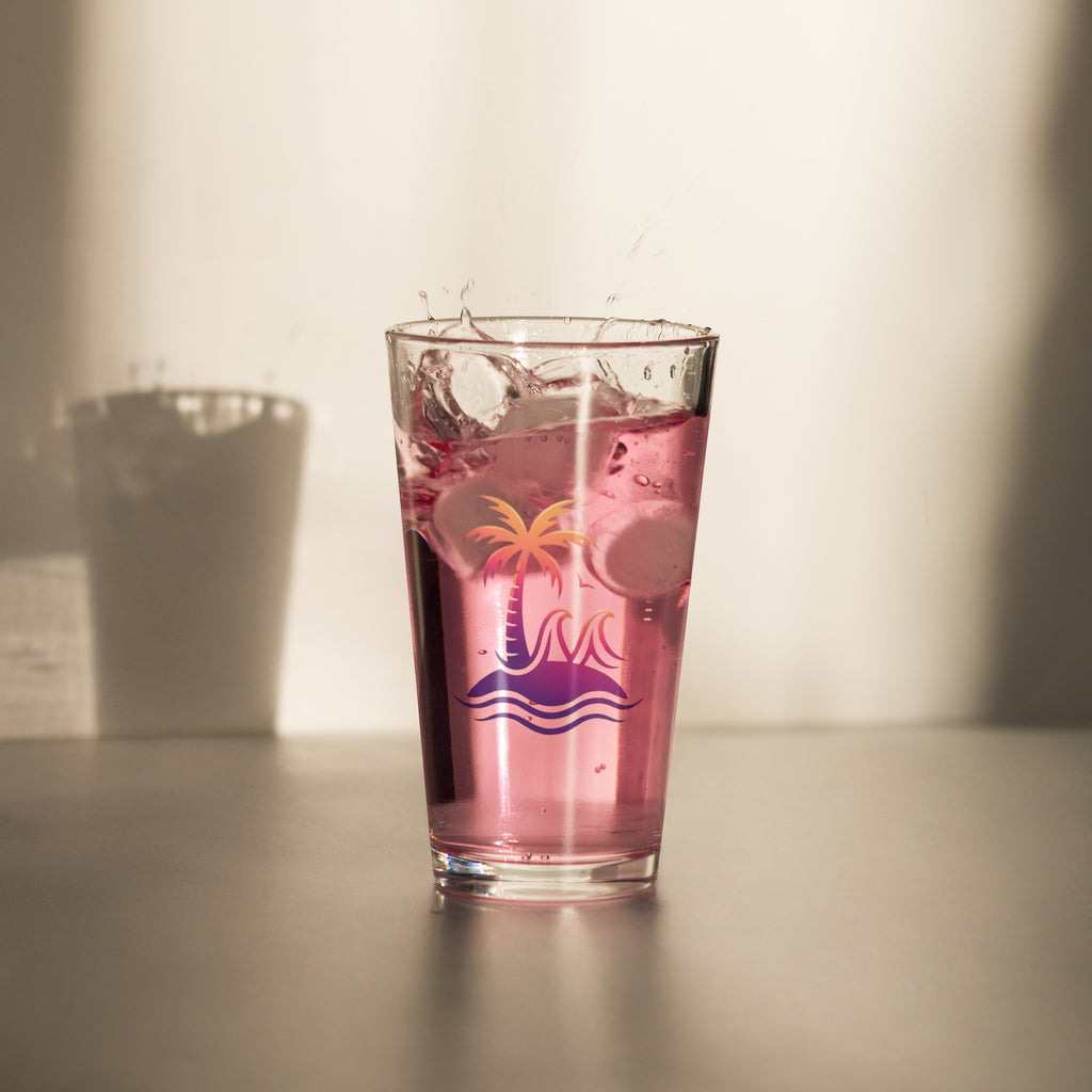 Togethermess Gradient Logo Shaker Pint Glass official Jeff and Jordan merch