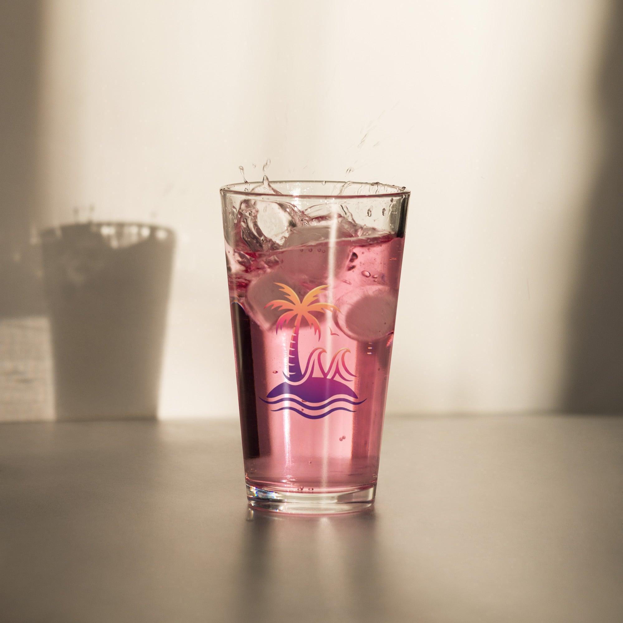 Togethermess Gradient Logo Shaker Pint Glass official Jeff and Jordan merch