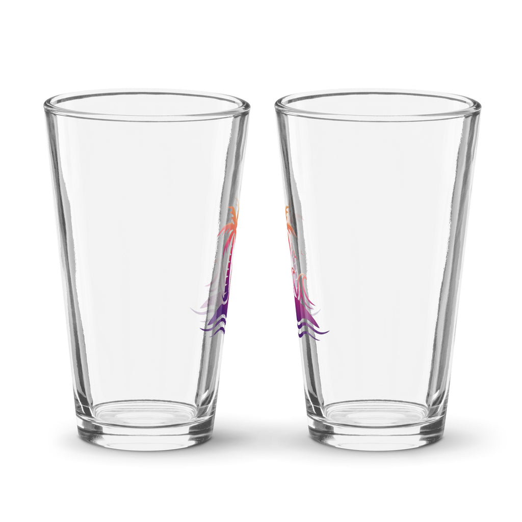 Togethermess Gradient Logo Shaker Pint Glass official Jeff and Jordan merch