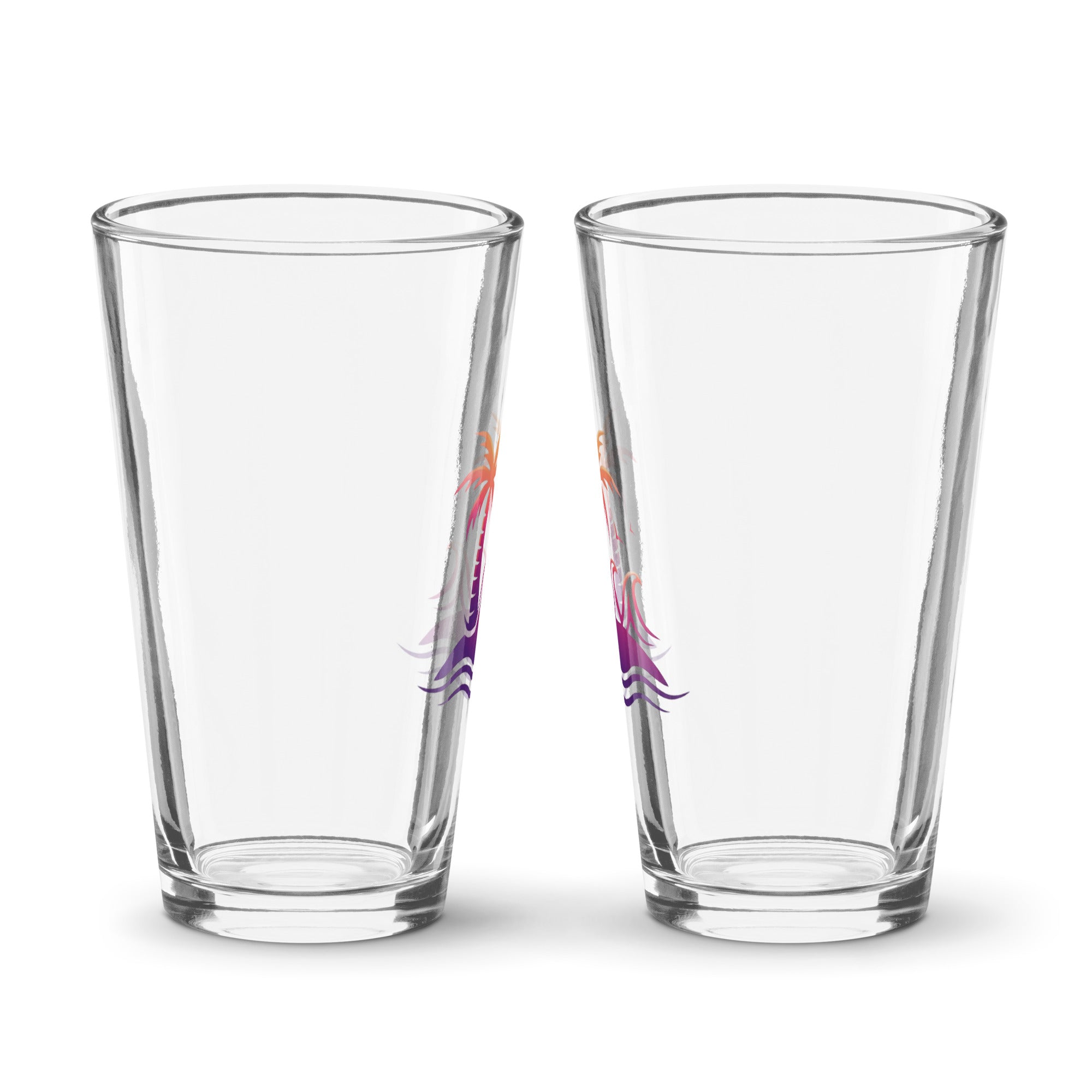 Togethermess Gradient Logo Shaker Pint Glass official Jeff and Jordan merch