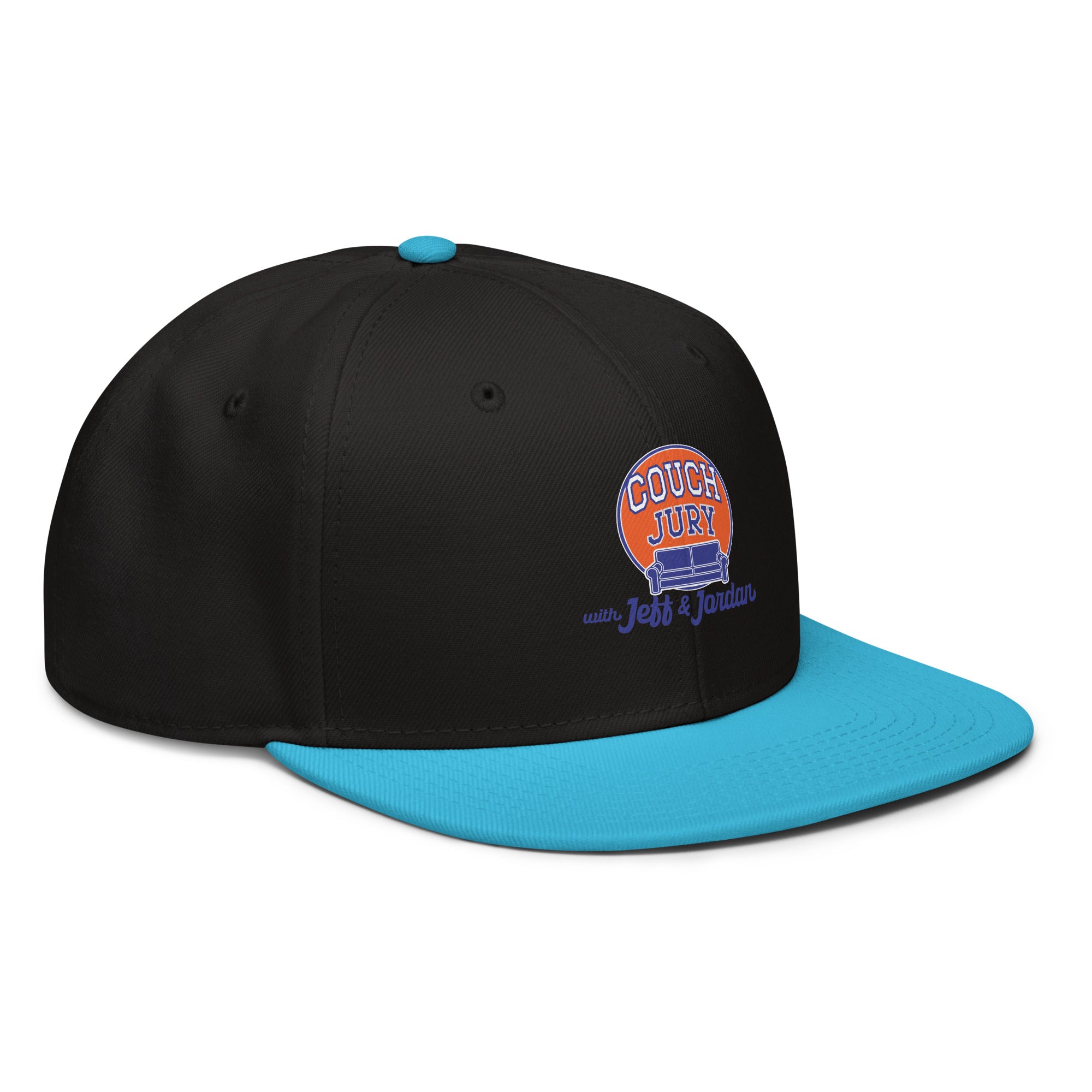 Couch Jury Snapback Hat official Jeff and Jordan merch