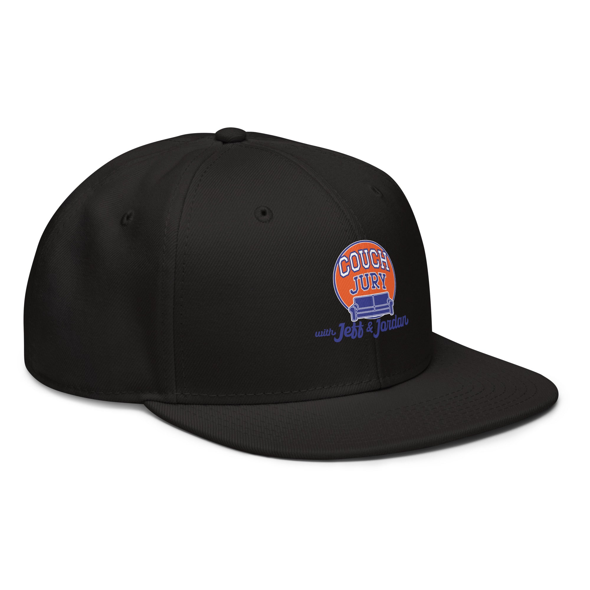 Couch Jury Snapback Hat official Jeff and Jordan merch